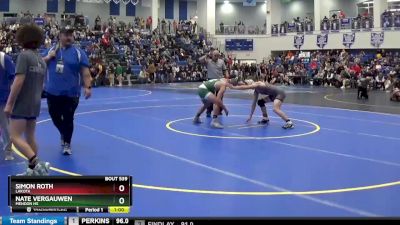 132 lbs Cons. Round 4 - Nate Vergauwen, Mendon HS vs Simon Roth, LAKOTA