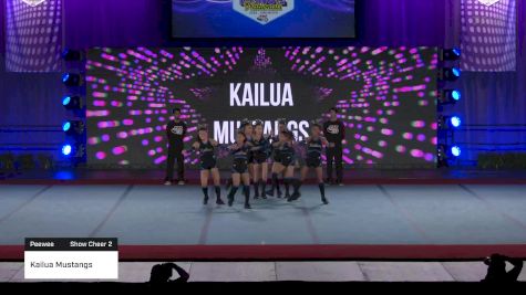 Kailua Mustangs [2022 Peewee Show Cheer 2] 2022 Pop Warner National Cheer & Dance Championship