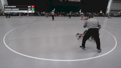 106 lbs Cons. Rd Of 64 - Parker Landers, Carroll Wrestling Club vs Dylan Russo, Michigan Premier WC