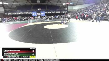 63 lbs Champ. Round 1 - Jacob Aguinaldo, NWWC vs Brewyn Taylor, Steelclaw Wrestling Club