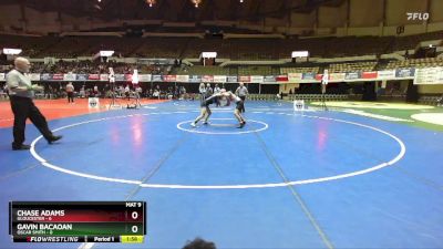 113 lbs Finals (2 Team) - Chase Adams, Gloucester vs Gavin Bacaoan, Oscar Smith