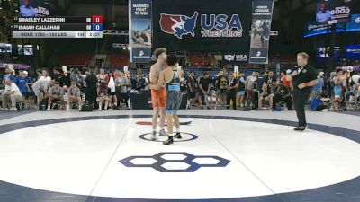 150 lbs Cons. Rd Of 32 - Bradley Lazzerini, Oklahoma vs Isaiah Callahan, Ohio