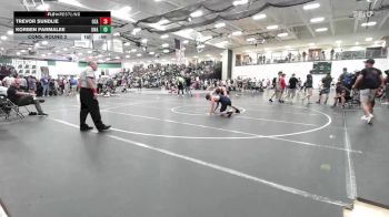 157 lbs Cons. Round 2 - Trevor Sundlie, Ozark vs Korben Parmalee, Unaffiliated