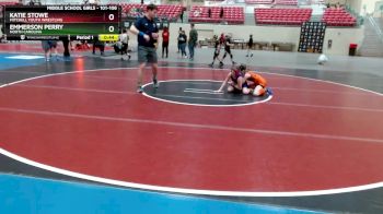 101-106 lbs Round 2 - Katie Stowe, Mitchell Youth Wrestling vs Emmerson Perry, North Carolina