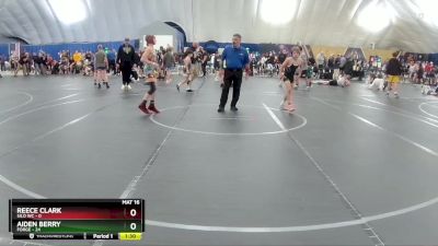 88 lbs Round 7 (8 Team) - Aiden Berry, FORGE vs Reece Clark, Silo WC