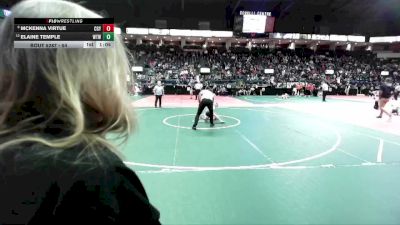 54 lbs Semifinal - McKenna Virtue, CGY2 vs Elaine Temple, WTW3