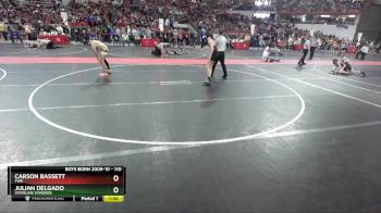 110 lbs Champ. Round 1 - Carson Bassett, FWA vs Julian Delgado, Stateline Stingers