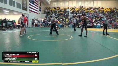 150 lbs Cons. Round 2 - Jahan Isaacs, CLEVELAND HEIGHTS vs Luke Johnston, WOODRIDGE