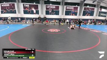 113 lbs Cons. Round 3 - Wyatt Vela, Gracie Barra Westchase Wrestling Club vs Dylan Clay, WAR Training Center