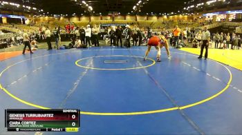 145 lbs Semifinal - Genesis Turrubiartez, Immokalee vs Ciara Cortez, Sebastian River Wrestling