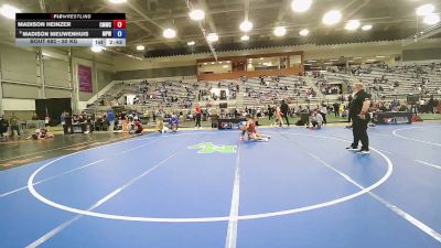 50 kg Cons. Rd Of 16 - Madison Heinzer, Colorado Mesa Wrestling Club vs Madison Nieuwenhuis, Michigan Premier WC