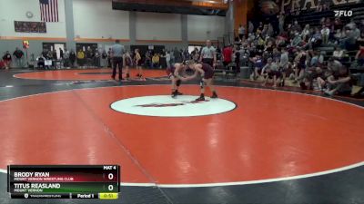 89 lbs Cons. Semi - Titus Reasland, Mount Vernon vs Brody Ryan, Mount Vernon Wrestling Club