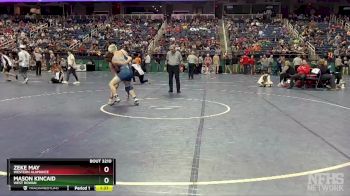 3A 175 lbs Quarterfinal - Mason Kincaid, West Rowan vs Zeke May, Western Alamance