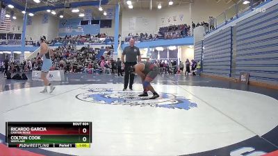 190 lbs Cons. Round 6 - Colton Cook, Westlake vs Ricardo Garcia, Canyon Ridge