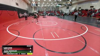 175 lbs Round 1 (4 Team) - Hugo Gonzalez, Overland vs Liam Cook, Smoky Hill