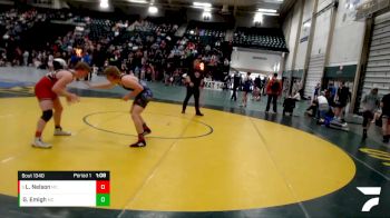 175 lbs Semifinal - Logan Nelson, Wisner vs Garrett Emigh, Oberlin Youth Wrestling