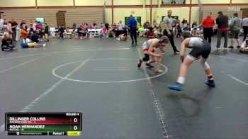 105 lbs Round 4 (6 Team) - Dillinger Collins, Machine Shed WC vs Noah Hernandez, M2TCNJ