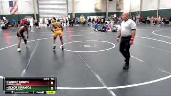 133 lbs Cons. Round 5 - D`Andre Brown, Fort Hays State vs Hector Serratos, Nebraska-Kearney