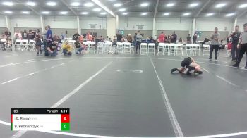 80 lbs Round 5 - Ethan Raley, FL Scorpions Wrestling Club vs Bret Bednarczyk, Hanover Hawkeye
