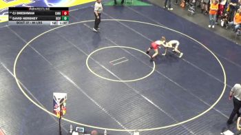 89 lbs Round Of 64 - Cj Dreshman, Canon-McMillan vs David Hershey, Bedford