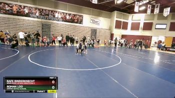 46 lbs Cons. Semi - Roman Loo, Empire Battle School vs Rafe Rinderknecht, Bear River Jr High Wrestling C