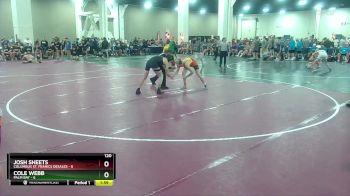 120 lbs Round 1 (10 Team) - Josh Sheets, Columbus St. Franics DeSales vs Cole Webb, Palm Bay