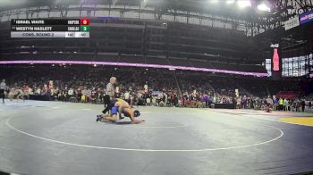 D2-144 lbs Cons. Round 2 - Westyn Haslett, Cadillac vs Israel Waite, Battle Creek Harper Creek