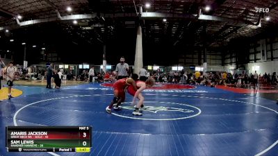 125 lbs Round 2 (6 Team) - Amaris Jackson, GREAT NECK WC - GOLD vs Sam Lewis, HANOVER HAWKEYE