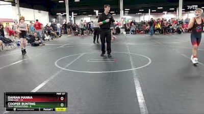 96 lbs Round 1 (4 Team) - Damian Manna, Rebellion vs Cooper Bunting, Team Germantown