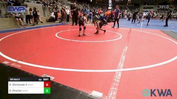 46 lbs Rr Rnd 2 - Ross Shimonek II, Pawhuska Elks Takedown vs Desmond Proctor, Henryetta Knights Wrestling Club