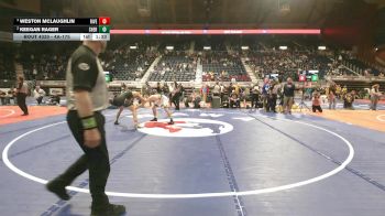 4A-175 lbs Semifinal - Weston McLaughlin, Riverton vs Keegan Rager, Sheridan