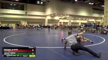 145 lbs Round 2 (8 Team) - Grant Kress, Iowa Gold vs Michael Slavov, Beach Boyz