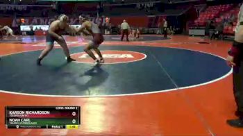 1 lbs Cons. Round 2 - Karson Richardson, Tolono (Unity) vs Noah Carl, Toledo (Cumberland)