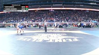 D4-215 lbs Quarterfinal - Landen Johnson, Lakeview vs Sam Bleeker, Martin