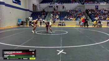 184 lbs Cons. Round 2 - Christopher Dickey, UNC Pembroke vs Duffy Mista, Coker