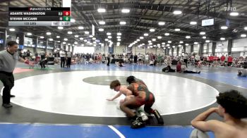 132 lbs Rr Rnd 3 - Adante Washington, Illinois Menace vs Steven McCann, Flickr Boyz Aces
