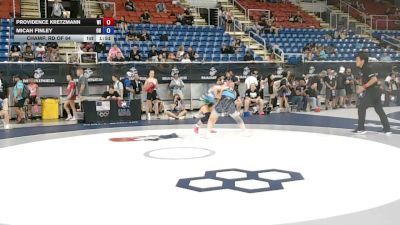 140 lbs Champ. Rd Of 64 - Providence Kretzmann, Wisconsin vs Micah Finley, Ohio