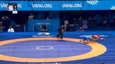 57 kg 1/8 Final - Arsen Harutyunyan, Armenia vs Munkh Erdene Batkhuyag, Mongolia