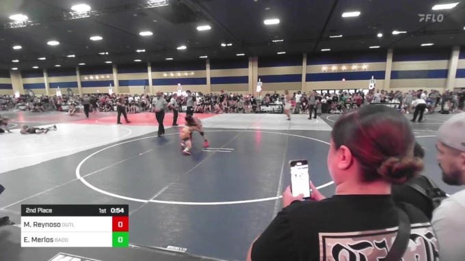 81 lbs 2nd Place - Max Reynoso, Outlaws WC vs Emery Merlos, Baddie ...