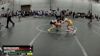 64 lbs Round 1 (4 Team) - Hudson Piper, Buxton vs Brayden Feathers, Revival Uprising Orange