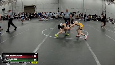 64 lbs Round 1 (4 Team) - Hudson Piper, Buxton vs Brayden Feathers, Revival Uprising Orange