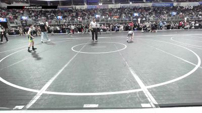 72 lbs Round Of 16 - Julius Varns, Butler Youth Wrestling Club vs Wyatt Vannorman, East Kansas Eagles
