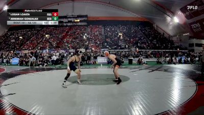 6A 120 lbs Quarterfinal - Logan Loaiza, Post Falls vs Jeremiah Gonzalez, Meridian