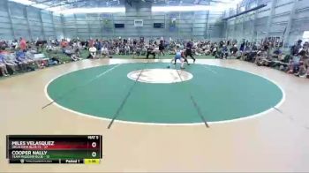 126 lbs Placement Matches (8 Team) - Miles Velasquez, Oklahoma Blue FS vs Cooper Nally, Team Missouri Blue