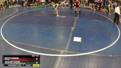 58 lbs Cons. Round 2 - Hutch Nordin, Ravage vs Zackary Mayer, Fallon Outlaws Wrestling Club