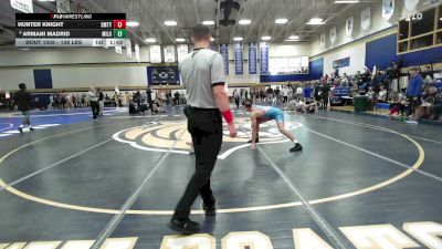 138 lbs Round Of 32 - Hunter Knight, Smitty's Barn vs Armani Madrid, Milo Wrestling Club