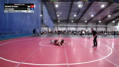 92 kg Rr Rnd 1 - George Rhodes, Drexel vs Coy Raines, Bloomsburg