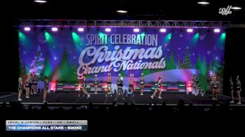 The Champions All Stars - Smoke [2025 L3 Junior - Flex - D2 - Small] 2025 Spirit Celebration Christmas Grand Nationals