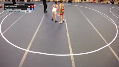 98 lbs Quarters - Geno Reuvers, Stillwater Area Wrestling vs Tucker Peterson, MN Elite
