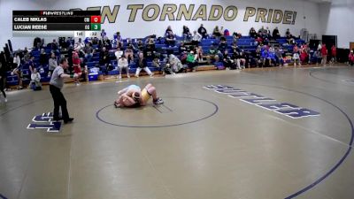 215 lbs Cons. Semi - Lucian Reese, Oak Glen vs Caleb Niklas, Canon McMillon